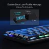 Redragon Anivia K614 Black- Low profile Red switch