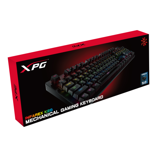 XPG INFAREX K20 GAMING KEYBOARD (kailh switch) XPG INFAREX K20 GAMING KEYBOARD (kailh switch)