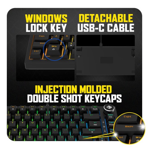 Cosmic Byte CB-GK-43 Phantom TKL Gasket Mechanical Wired Swappable Keyboard with PreLubed Switches Cosmic Byte CB-GK-43 Phantom TKL Gasket Mechanical Wired Swappable Keyboard with PreLubed Switches