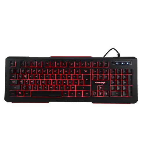 COSMIC BYTE CB-GK-10 CORONA WIRED GAMING KEYBOARD WITH RED LED COSMIC BYTE CB-GK-10 CORONA WIRED GAMING KEYBOARD WITH RED LED