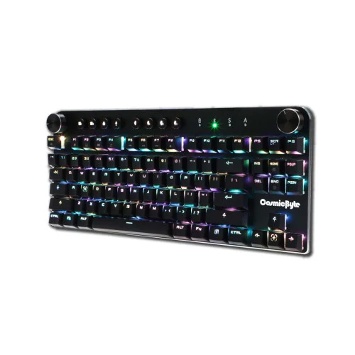 Cosmic Byte CB-GK-14 Sirius Bluetooth and Wired Mechanical Keyboard with blue switch Cosmic Byte CB-GK-14 Sirius Bluetooth and Wired Mechanical Keyboard with blue switch