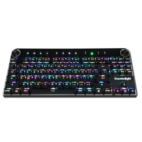 Cosmic Byte CB-GK-14 Sirius Bluetooth and Wired Mechanical Keyboard with blue switch Cosmic Byte CB-GK-14 Sirius Bluetooth and Wired Mechanical Keyboard with blue switch