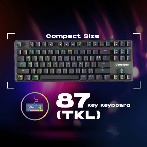 Cosmic Byte CB-GK-34 Firefly Hot Swappable Keyboard with Outemu Red Switches Cosmic Byte CB-GK-34 Firefly Hot Swappable Keyboard with Outemu Red Switches