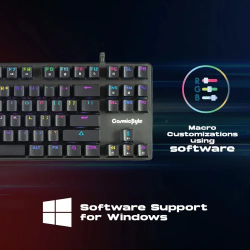 Cosmic Byte CB-GK-34 Firefly Hot Swappable Keyboard with Outemu Red Switches Cosmic Byte CB-GK-34 Firefly Hot Swappable Keyboard with Outemu Red Switches