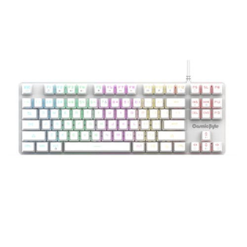 Cosmic Byte CB-GK-37 Firefly White- Red outemu switch Swappable