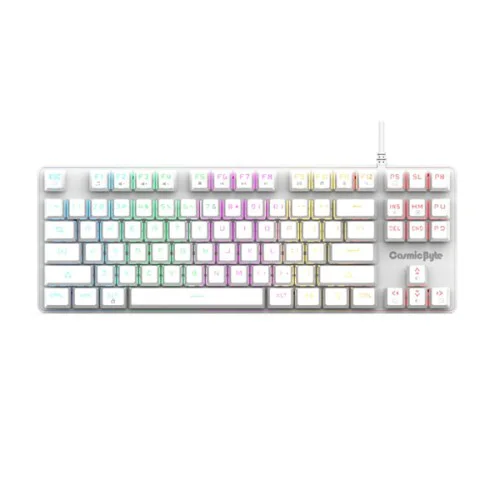 Cosmic Byte CB-GK-37 Firefly White- Red outemu switch Swappable Cosmic Byte CB-GK-37 Firefly White- Red outemu switch Swappable