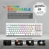 Cosmic Byte CB-GK-37 Firefly White- Red outemu switch Swappable