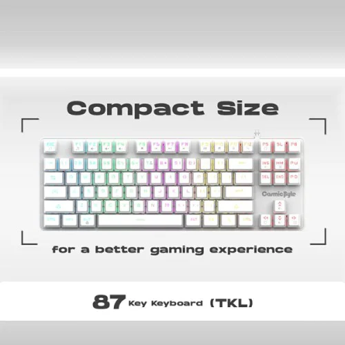 Cosmic Byte CB-GK-37 Firefly White- Red outemu switch Swappable Cosmic Byte CB-GK-37 Firefly White- Red outemu switch Swappable