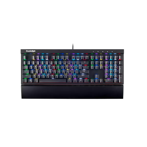 COSMIC BYTE CB-GK-03 BLACK EYE WIRED ALUMINIUM MECHANICAL KEYBOARD BLUE SWITCH