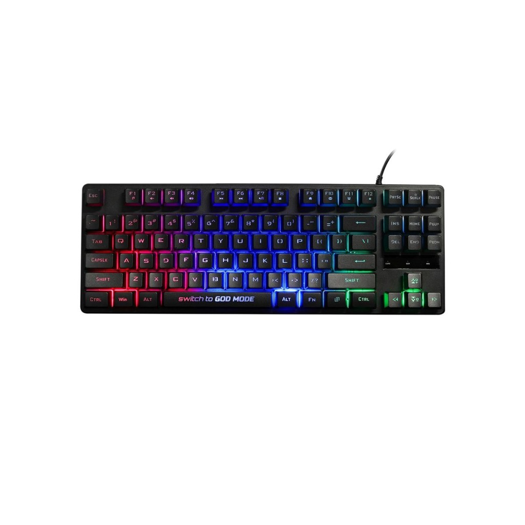 Cosmic Byte CB-GK-20 Styx TKL Membrane keyboard with Rainbow LED Cosmic Byte CB-GK-20 Styx TKL Membrane keyboard with Rainbow LED