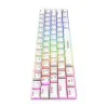 Gamdias Hermes E3 RGB 60% Red switch - White