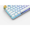 Glorious GMMK Modular Mechanical keyboard (White ice) - Gateron Brown Switch