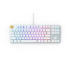 Glorious GMMK Modular Mechanical keyboard (White ice) - Gateron Brown Switch