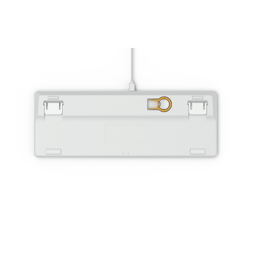 Glorious GMMK Modular Mechanical keyboard (White ice) - Gateron Brown Switch