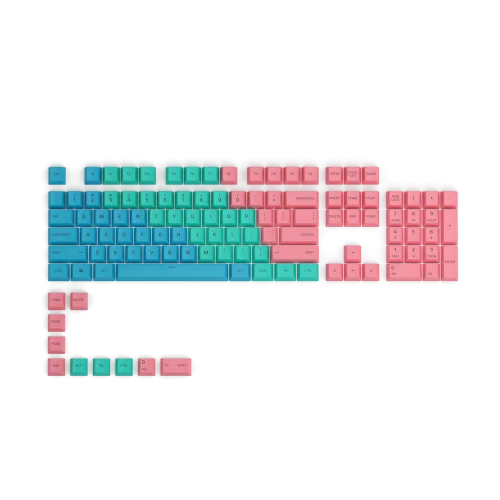 Glorious GMMK PRO BLACK COMBO WITH GLORIOUS PANDA LUBED SWITCHES AND PASTEL KEYCAPS