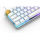 Glorious GMMK Modular Mechanical keyboard Compact (White Ice) - Gateron Brown Switch