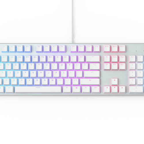 Glorious GMMK Modular Mechanical Keyboard Full Size (White Ice) - Gateron Brown Switch Glorious GMMK Modular Mechanical Keyboard Full Size (White Ice) - Gateron Brown Switch