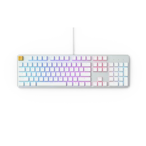 Glorious GMMK Modular Mechanical Keyboard Full Size (White Ice) - Gateron Brown Switch Glorious GMMK Modular Mechanical Keyboard Full Size (White Ice) - Gateron Brown Switch