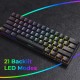Zebronics Zeb Max Ninja 60% Wireless Black - Blue switch 