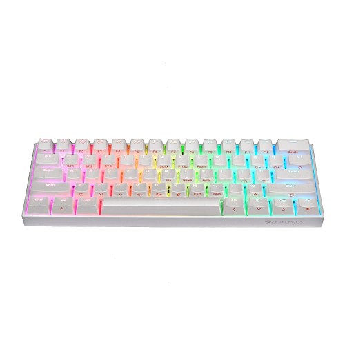 Zebronics Zeb Max Ninja 60% Wireless White - Blue switch 