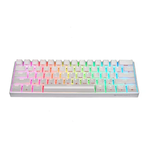 Zebronics Zeb Max Ninja 60% Wireless White - Blue switch 
