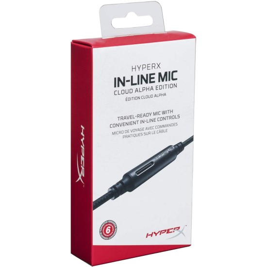 HyperX Cloud Alpha Edition in-Line Mic (Black) HyperX Cloud Alpha Edition in-Line Mic (Black)