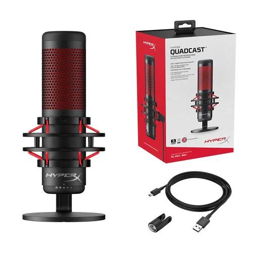 HyperX QuadCast USB Condenser Gaming Microphone HyperX QuadCast USB Condenser Gaming Microphone