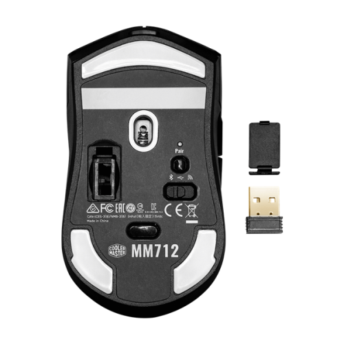 Cooler Master MM712 Wireless- Black Cooler Master MM712 Wireless- Black