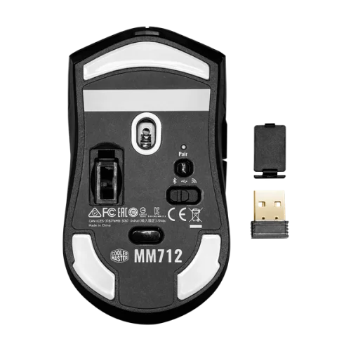 Cooler Master MM712 Wireless- Black Cooler Master MM712 Wireless- Black