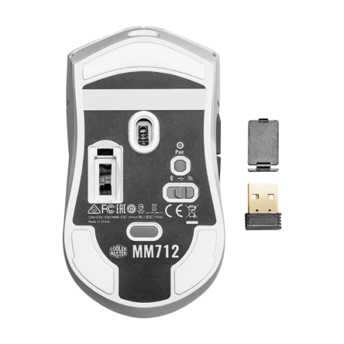 Cooler Master MM712 Wireless- White Cooler Master MM712 Wireless- White