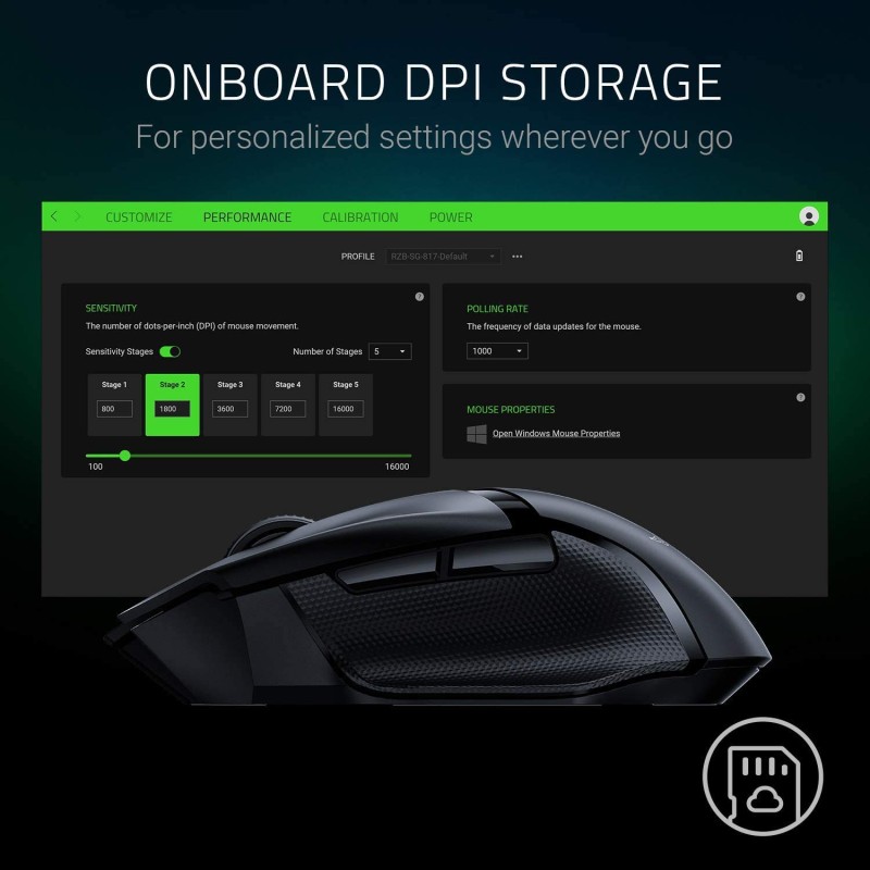 Razer Basilisk X Hyperspeed Wireless Gaming Mouse Razer Basilisk X Hyperspeed Wireless Gaming Mouse