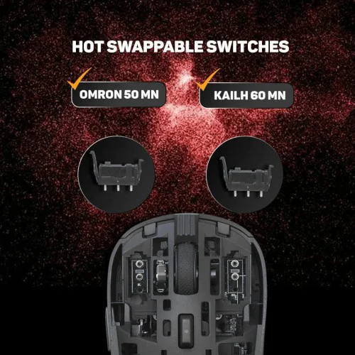 Cosmic Byte Kilonova 3370IC Pro X-Light Wireless Gaming Mouse Cosmic Byte Kilonova 3370IC Pro X-Light Wireless Gaming Mouse