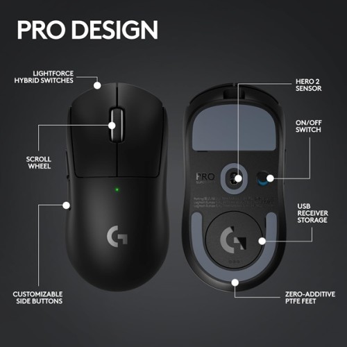 Logitech G pro X Superlight 2 Wireless black Logitech G pro X Superlight 2 Wireless black