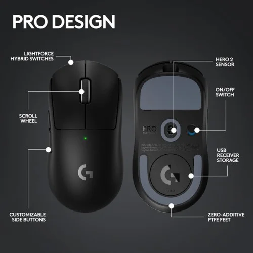 Logitech G pro X Superlight 2 Wireless black Logitech G pro X Superlight 2 Wireless black