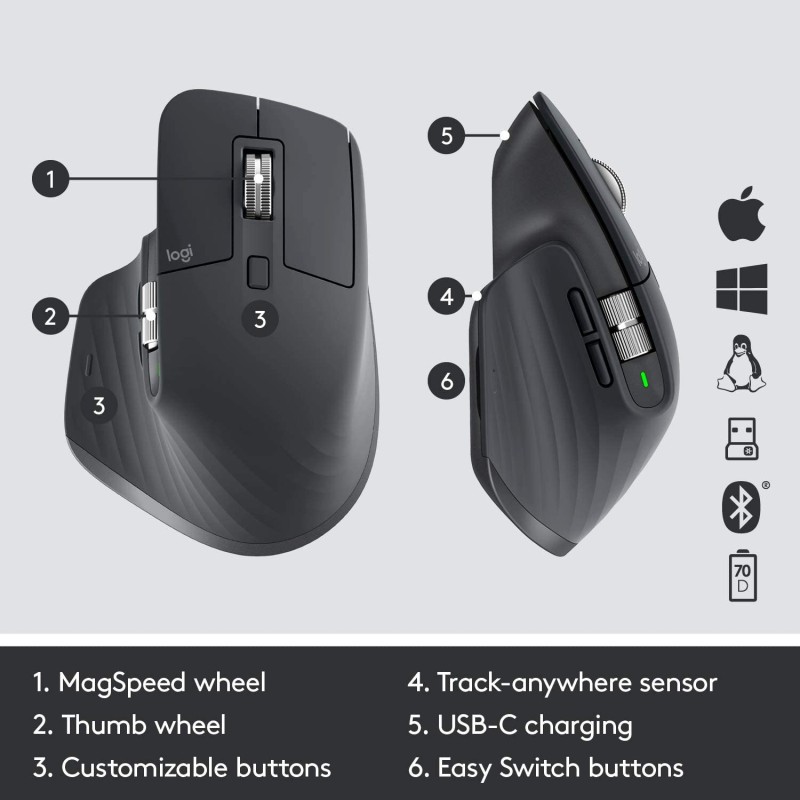 Logitech MX master 3 Wireless Logitech MX master 3 Wireless