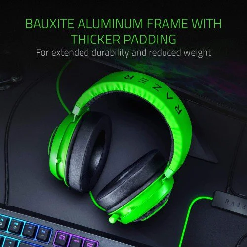 Razer Kraken Multi-Platform Wired Gaming Headset Green Razer Kraken Multi-Platform Wired Gaming Headset Green