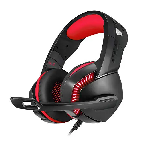 COSMIC BYTE H3 GAMING HEADPHONE WITH MIC (RED) COSMIC BYTE H3 GAMING HEADPHONE WITH MIC (RED)