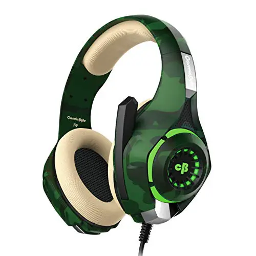 COSMIC BYTE GS410 HEADPHONES WITH MIC- CAMO GREEN COSMIC BYTE GS410 HEADPHONES WITH MIC- CAMO GREEN