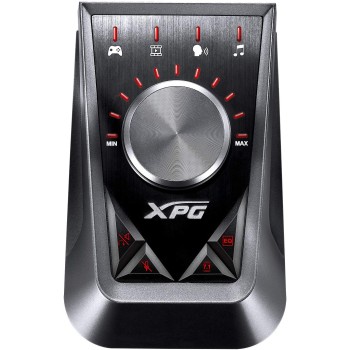 XPG EMIX H30 Wired Headset and SOLOX F30 Amplifier Gaming Audio Set Bundle