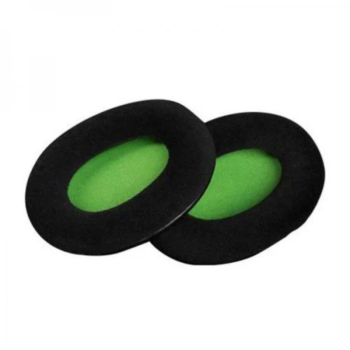 HyperX Cloud Velour Ear Cushions (Black/Green) HyperX Cloud Velour Ear Cushions (Black/Green)