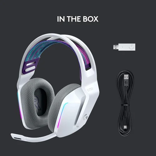 Logitech G733 Lightspeed Wireless Headset (White) Logitech G733 Lightspeed Wireless Headset (White)