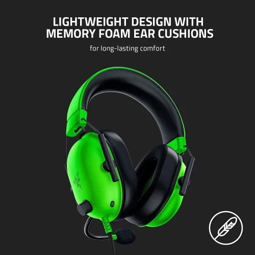 Razer Blackshark V2 x Green Razer Blackshark V2 x Green