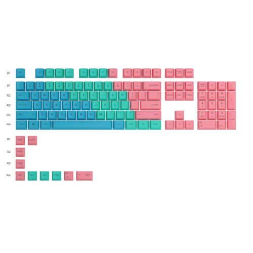 Glorious PBT keycaps - Pastel Glorious PBT keycaps - Pastel