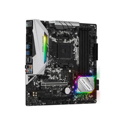 ASRock B450M Steel Legend Motherboard ASRock B450M Steel Legend Motherboard