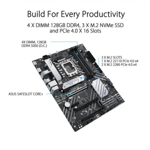 Asus Prime H670-Plus D4 Motherboard Asus Prime H670-Plus D4 Motherboard