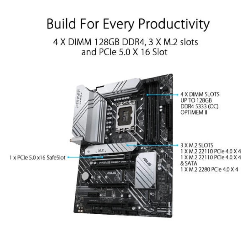 Asus Prime Z690-P Wifi D4 Motherboard Asus Prime Z690-P Wifi D4 Motherboard