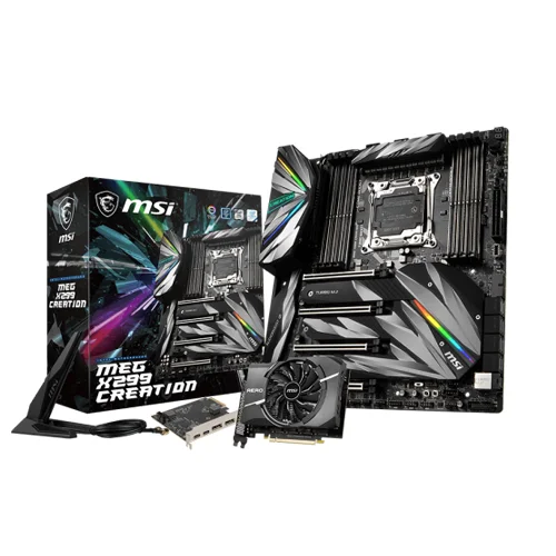 MSI MEG X299 CREATION INTEL X299 Motherboard MSI MEG X299 CREATION INTEL X299 Motherboard