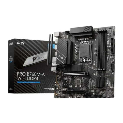 Msi Pro B760M-A Wifi DDR4 Motherboard Msi Pro B760M-A Wifi DDR4 Motherboard