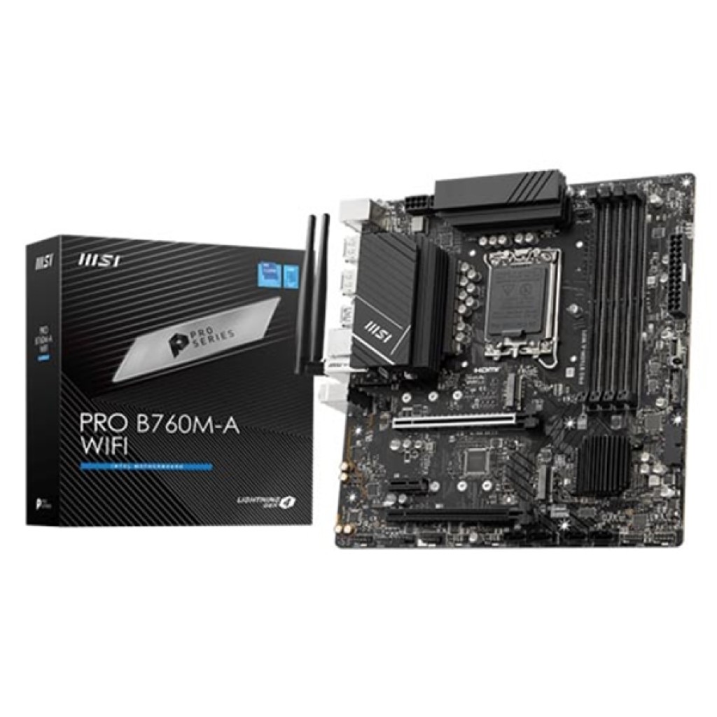 Msi Pro B760M-A Wifi DDR5 Motherboard Msi Pro B760M-A Wifi DDR5 Motherboard