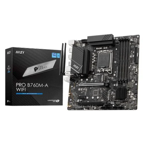 Msi Pro B760M-A Wifi DDR5 Motherboard Msi Pro B760M-A Wifi DDR5 Motherboard